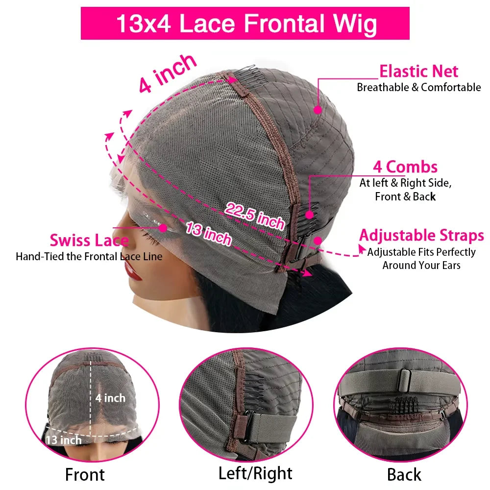 4/27 Highlight Body Wave Lace Wig — human hair wig lace front for women