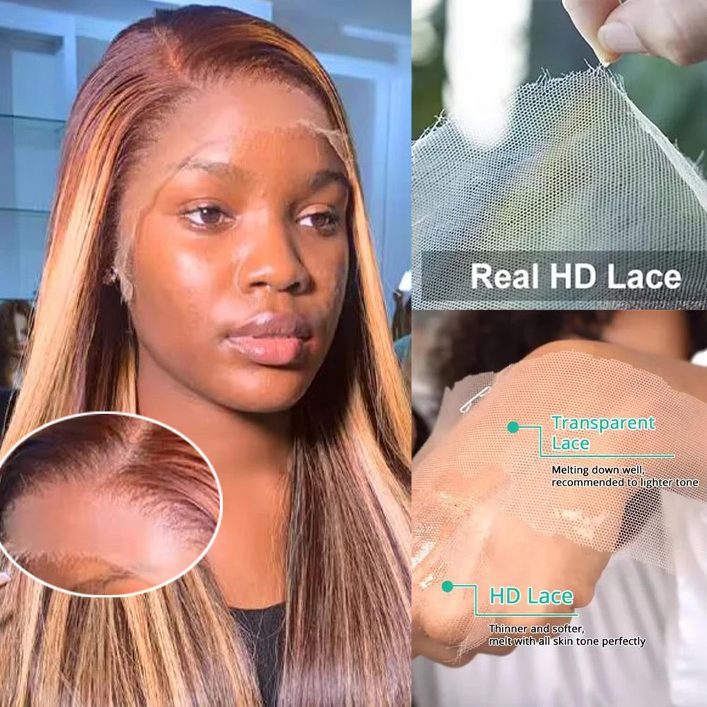 4/27 Highlight Body Wave Lace Wig — human hair wig lace front for women